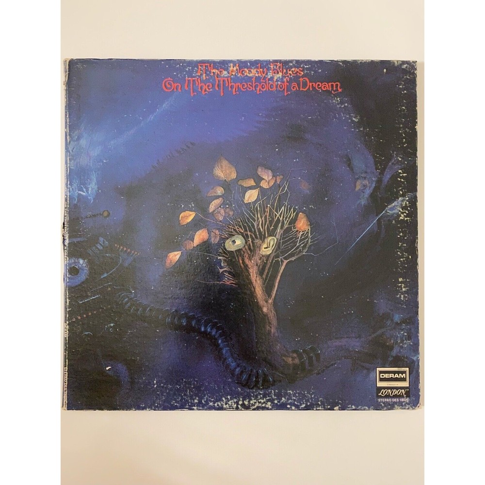 Moody Blues On The Threshold Of a Dream 1969 LP + Booklet DES 18025 VG Vinyl